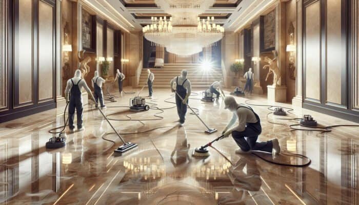 Travertine Floor Cleaning Restores Sutton’s Shine