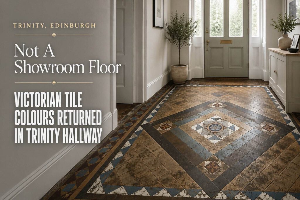 Victorian Tile Colours: Highlights from the Trinity Hallway