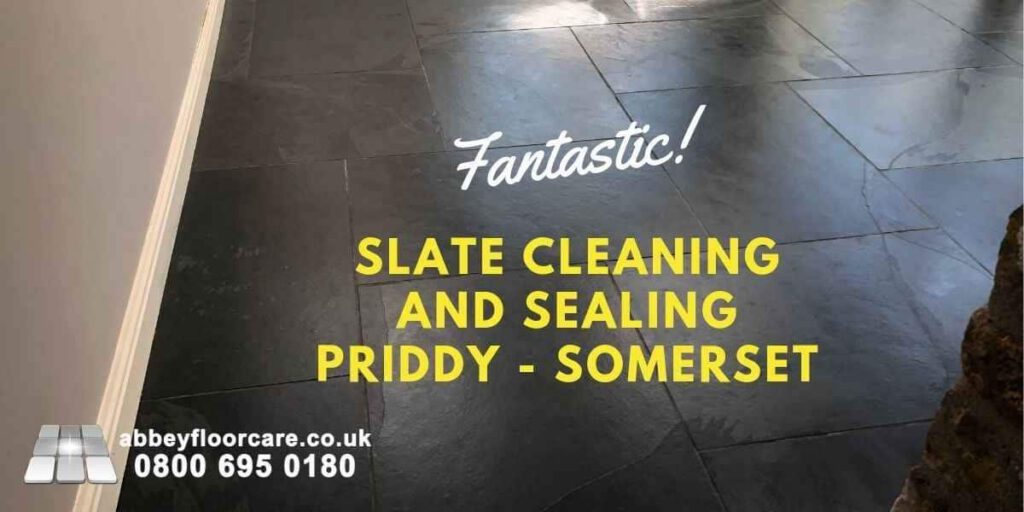 Slate Floor Cleaning and Sealing for a Radiant Finish